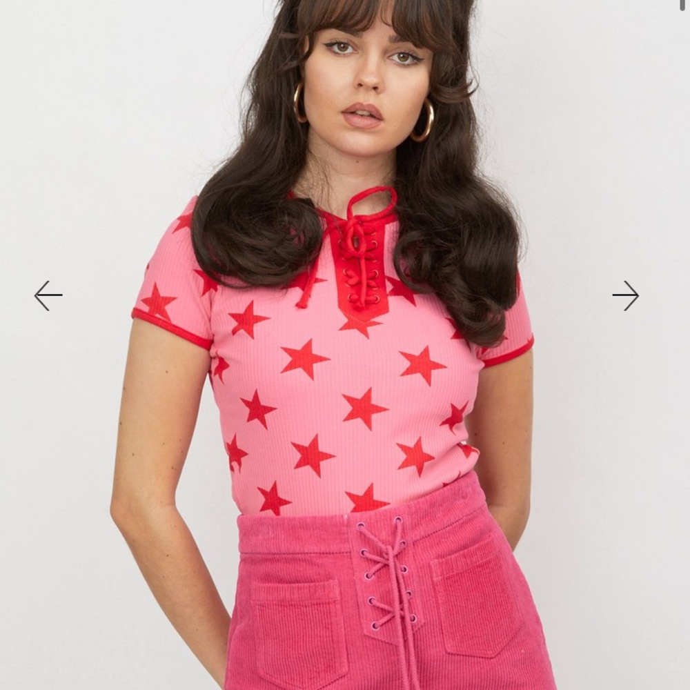 Lazy Oaf Lace Up Tee